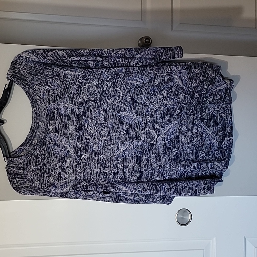 Sonoma 3/4 Sleeve Tunic Top L